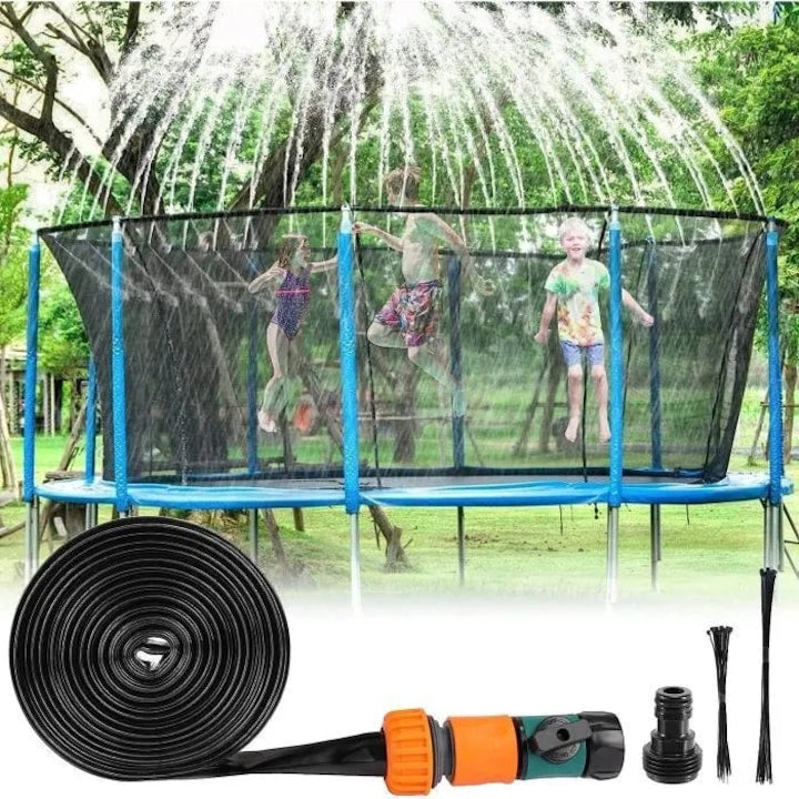 Children's trampoline, 12m, with waterproof PVC sprinkler system