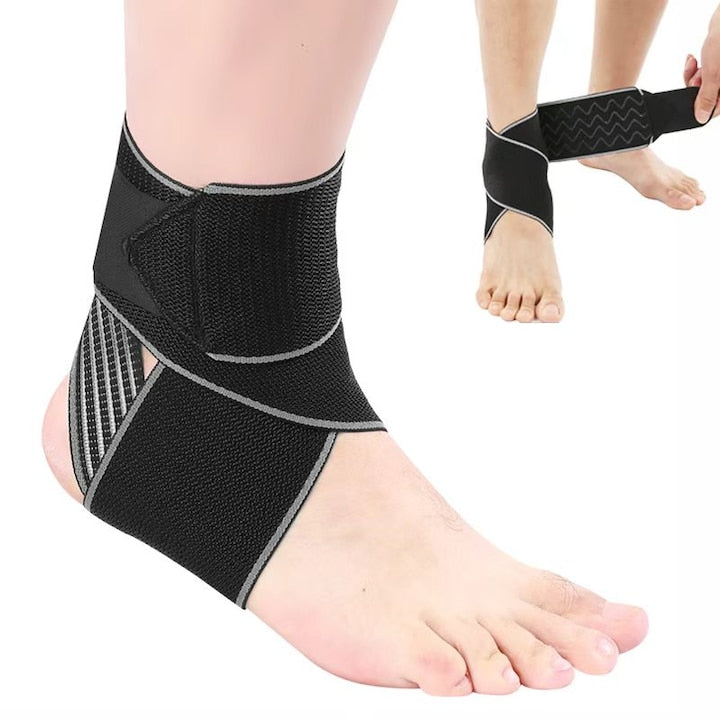 Glezniera Yingyun® bandaj elastic compresie glezna tratament entorsa glezna reduce durerea Negru