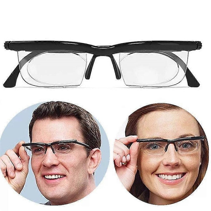 Ochelari de vedere ajustabili -6d la +3d design universal usori