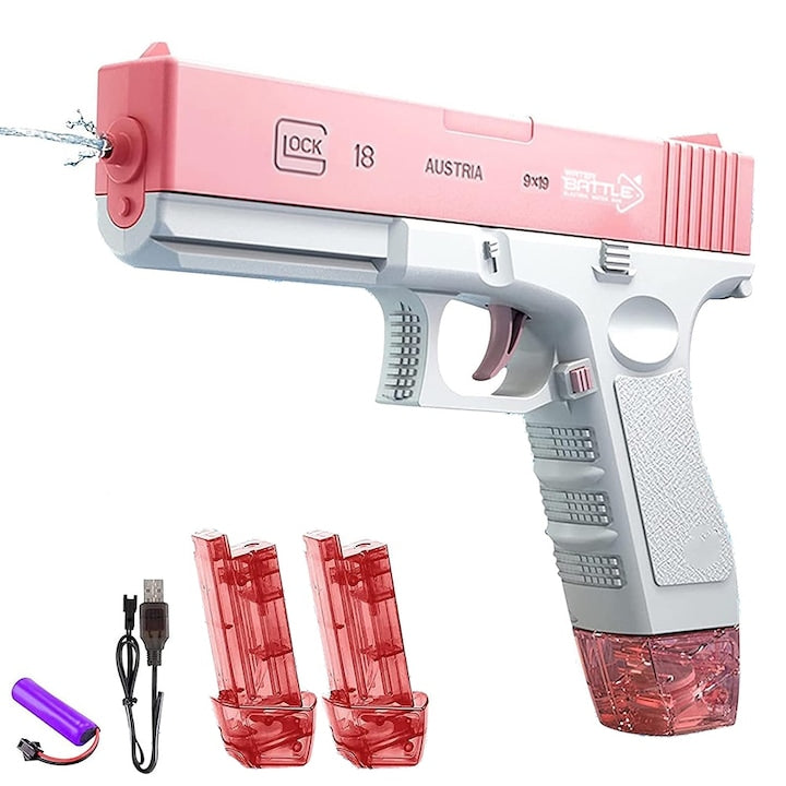 Pistol de Apa Automat Nybgyy Raza Lunga 8-10m Roz 20.5x16x3cm