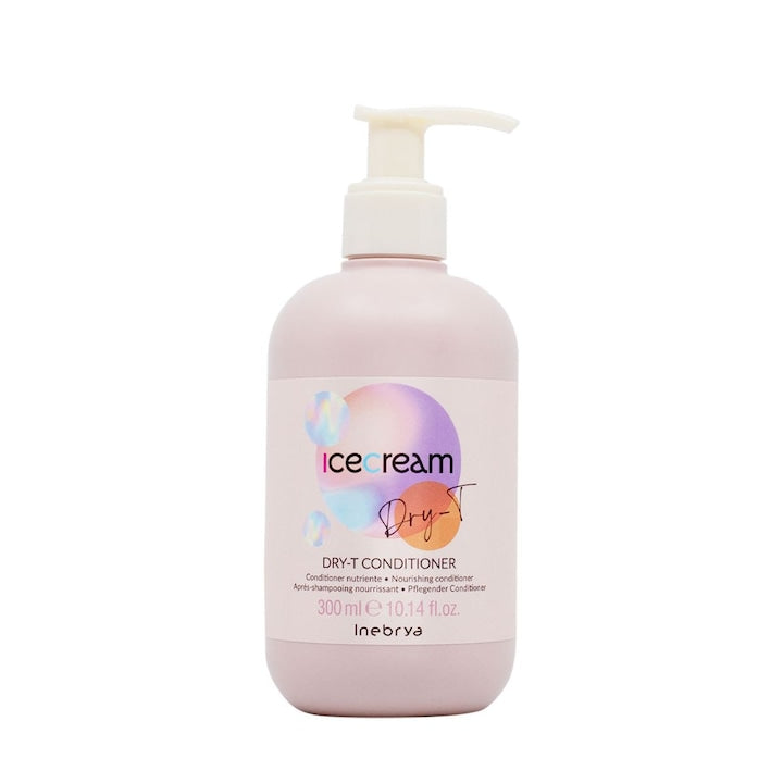 Inebrya Ice Cream Dry-T Dry-T Conditioner balsam hidratant pentru par uscat si fragil 300 ml