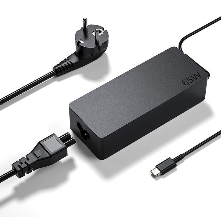 Incarcator laptop USB-C Lenovo 65W design compact protectie suprasarcina negru