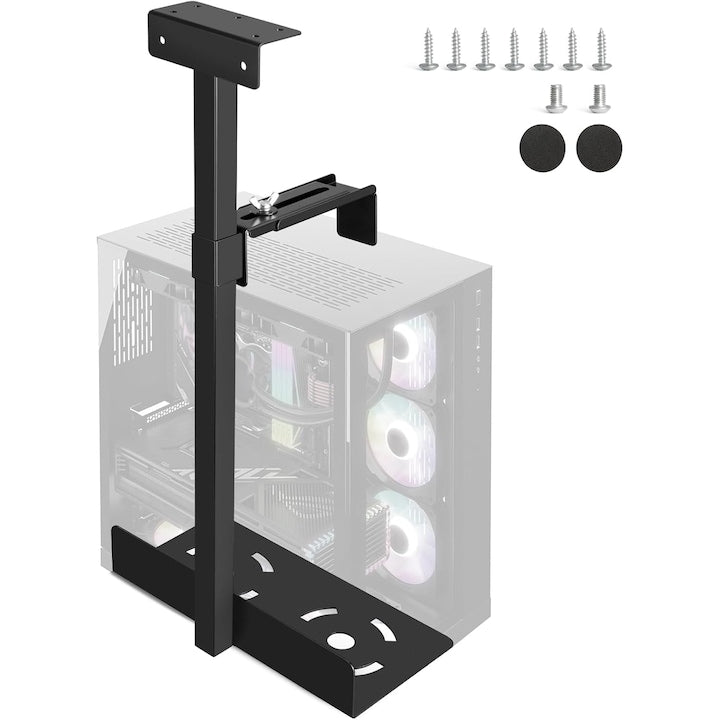 Suport PC PsAyl reglabil 50-530x135-235mm rotire 360° pana la 30 kg Negru