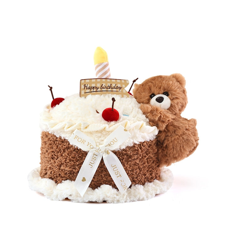 "Jucarie din plus - Tort de Nastere Fantasy Cadou ziua de nastere 30*30*20cm Accesorii pentru petrecere Umpluta Cu Spuma Moale Material Netoxic Foarte Moale Material Rezistent La Intindere Si Sifonare Complet Sigur Pentru Copii "