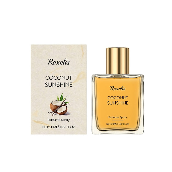 Apa de parfum Roxelis vanilie-nuca de cocos unisex 50ml