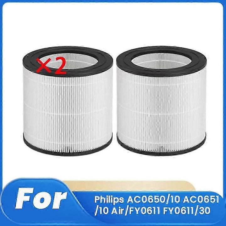 Set 2 filtre HEPA pentru purificator aer alb dimensiuni standard