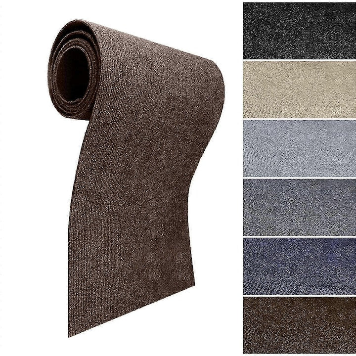 Self-adhesive cat scratching carpet, trimmable, 40x100cm, brown, set