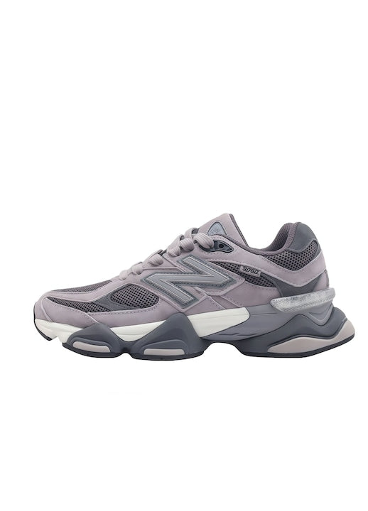 New Balance - Tenisi dama 9060 Mov-Gri Piele intoarsa Cu Logo 12 rate cu 0% dobândă