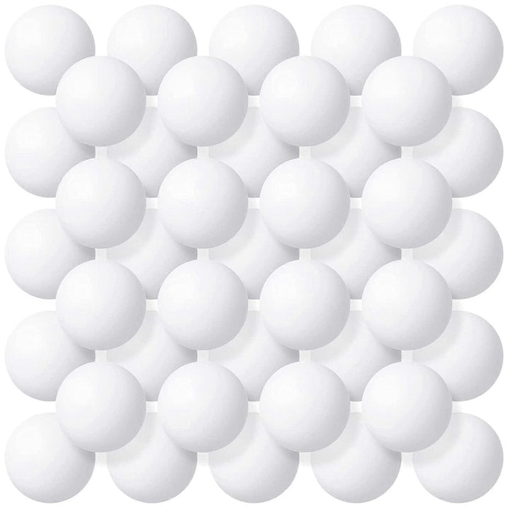 Set 300 ping pong balls 40 mm white PP material