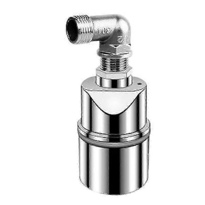 Supapa plutitoare control nivel apa 1/2 inch inox argintiu 11x5.5x5.5cm