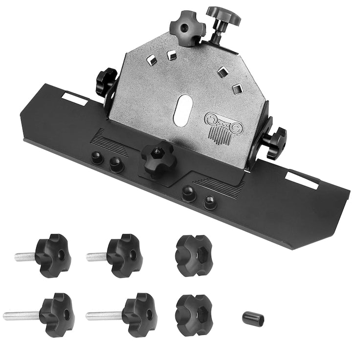 Angle Grinder Adapter Type Flex Slider 45 Cutting at 45° for Tile and Porcelain Wet/Dry Cutting Compatible with 115mm and 125mm Grinders Black