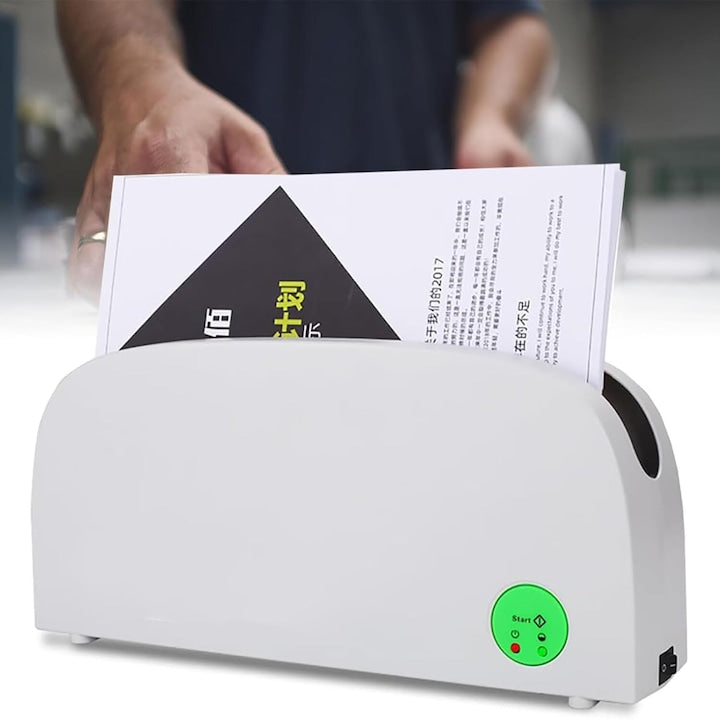 WALALLA archiving machine, book binder, A4 electric mini binder with hot melt glue, binding thickness 33 mm, suitable for bids, insurance policies, contracts, reports, white