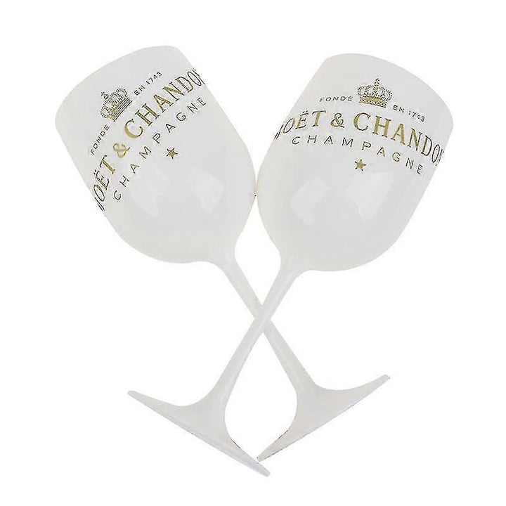 Set 6 pahare cocktail Moet Chandon alb si roz 401-500ml 84x220mm