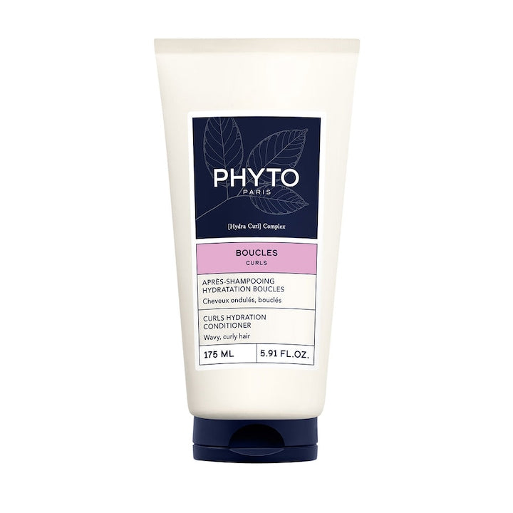 PHYTO Hair Conditioner 175 ml, moisturizing, with almond oil and Shorea seed butter, for curly hair