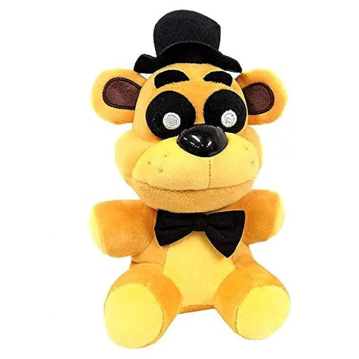 Jucarie de plus Five Nights at Freddy's Golden Freddy moale galben 16.5cm