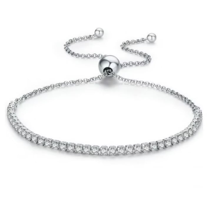 ADAIVIUME - Bratara din argint Sparkling Tennis clear