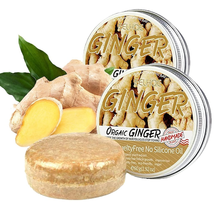 Sapun solid pentru par crestere si regenerare ghimbir ingrediente naturale 55g