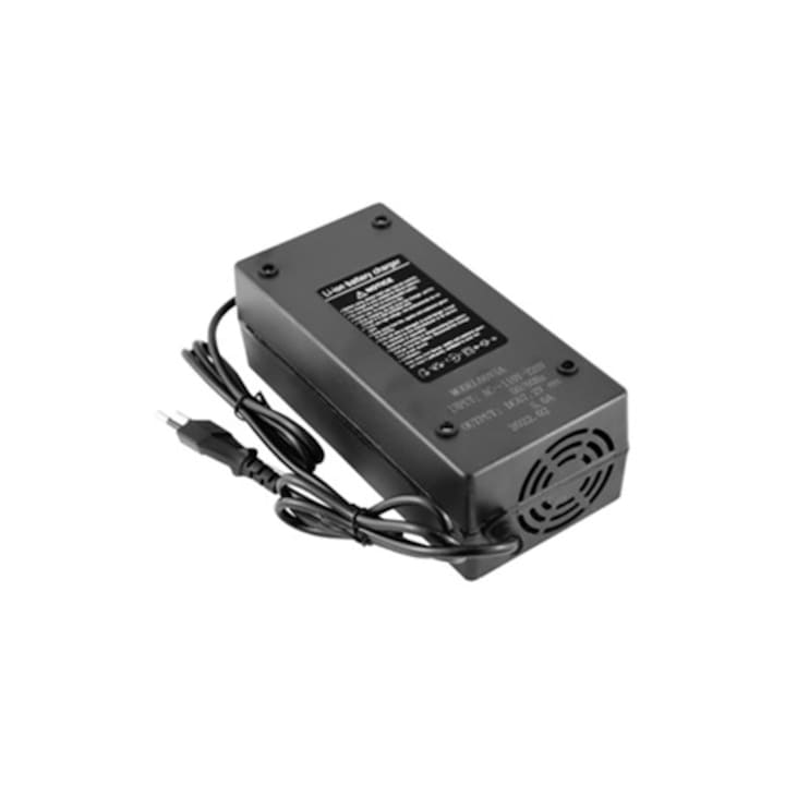 Incarcator 67.2V 5A pentru bicicleta sau scuter electric cu baterii de litiu 60V Mufa T negru