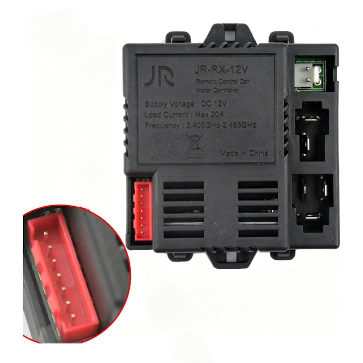 Receiver Bluetooth 2.4G pentru masinuta electrica copii JR-RX-12V 7 pini