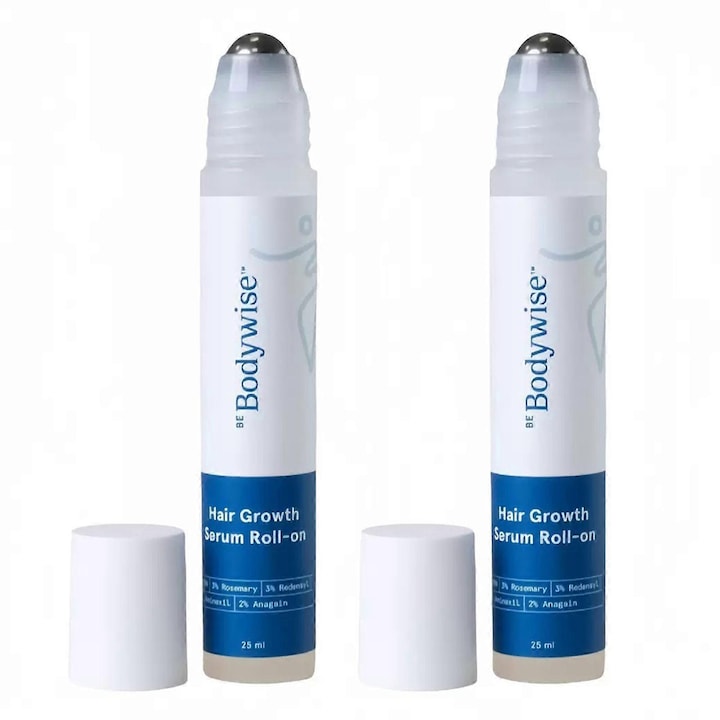 Set 2 seruri pentru cresterea parului Bodywise Rozmarin Redensyl 25ml