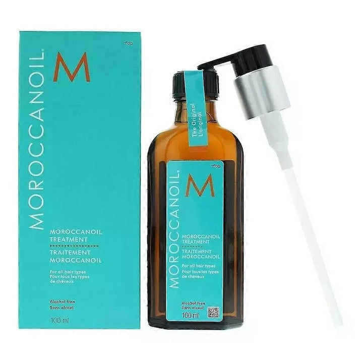 Tratament pentru par Moroccan Hair Care ulei esential 100ml cu ulei de Argan pentru par deteriorat vopsit cret