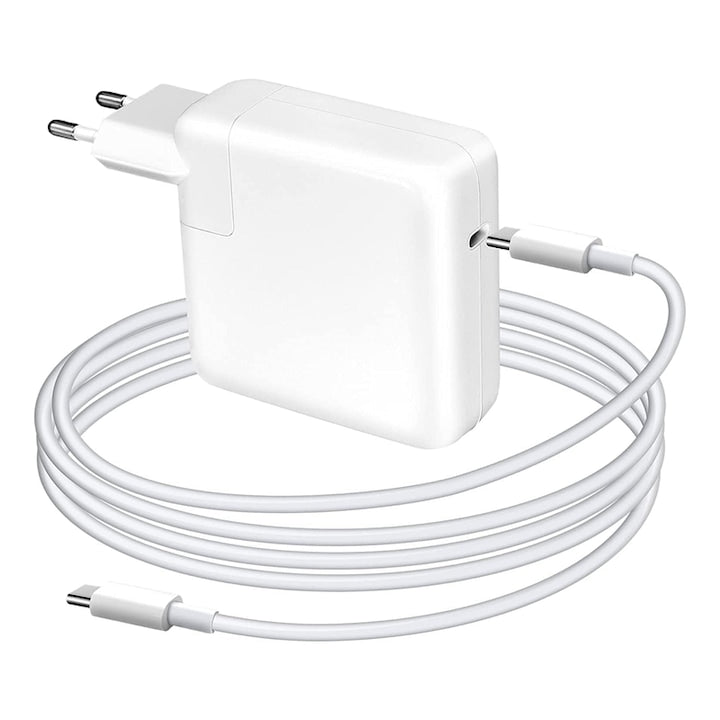 MacBook Charger USB-C to USB-C Charging Cable 61W/67W/87W compatible with MacBook Pro 13/14/15/16 inch 2 meters white