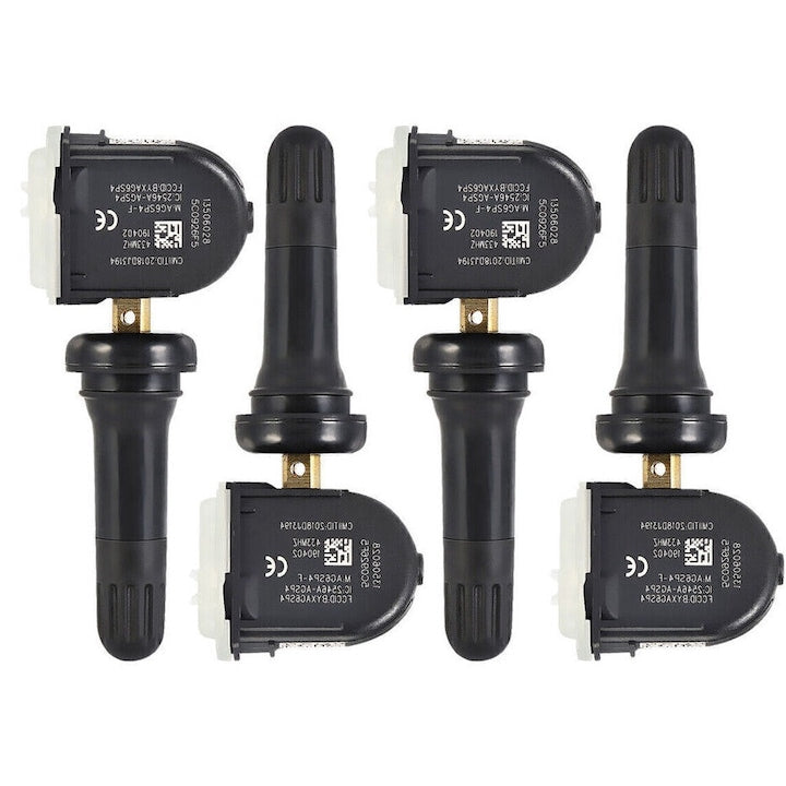 Set of 4 Tire Pressure Sensors for Opel Astra K Astra J Corsa D BGHYHYHI black