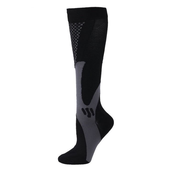 Sosete Compresie fara miros pentru circulatie compresie graduala marime 40-44 L/XL Negre