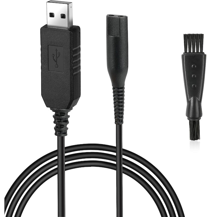 Cablu incarcare USB PsAyl compatibil cu Braun 12V negru