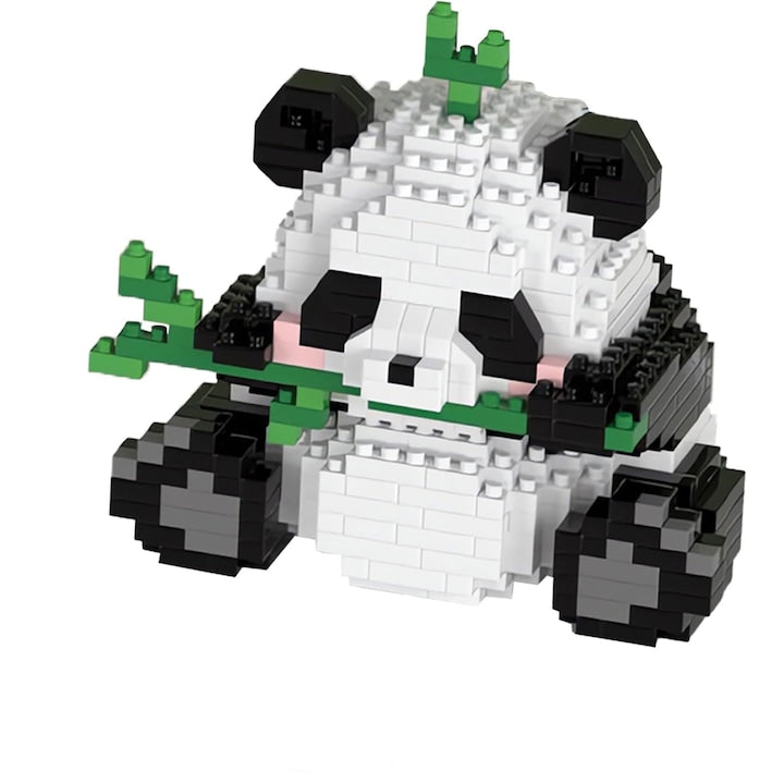 Blocuri de constructie Panda 3in1 686Piese 6ani+ Multicolor