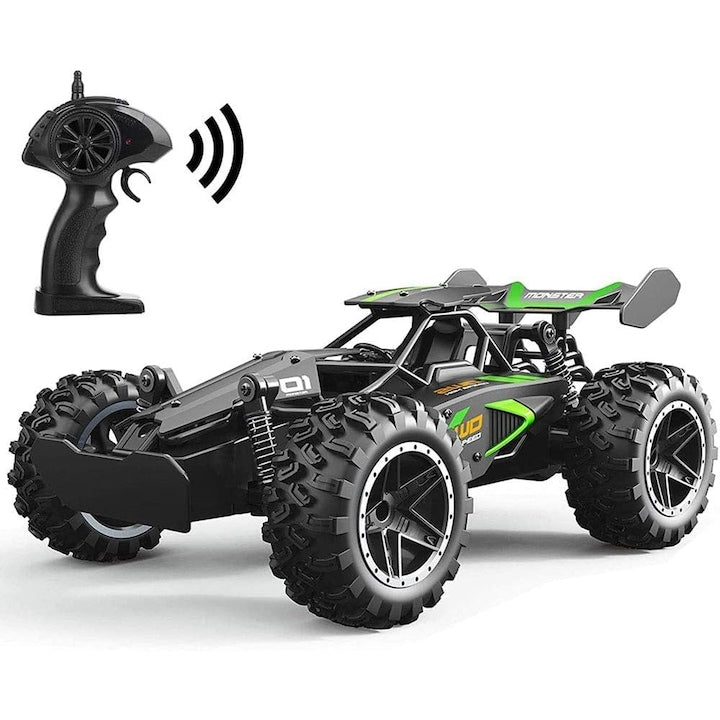 High-speed off-road 2.4G remote control car, speeds up to 15 km/h, anti-collision settings