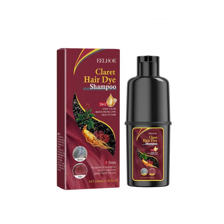 Sampon nuantator EELHOE Unisex Pentru par gri 100ml Visiniu