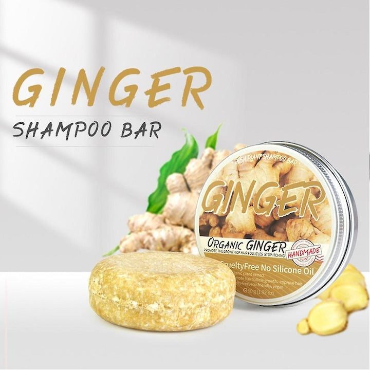 Sapun pentru regenerarea parului cu ghimbir ingrediente naturale volum si stralucire