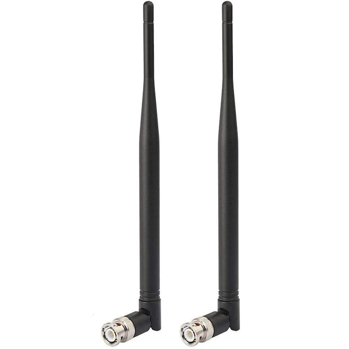 Set 2 Antene Wireless Nybgyy 6 dBi BNC 400MHz-960MHz Negru 12x215mm
