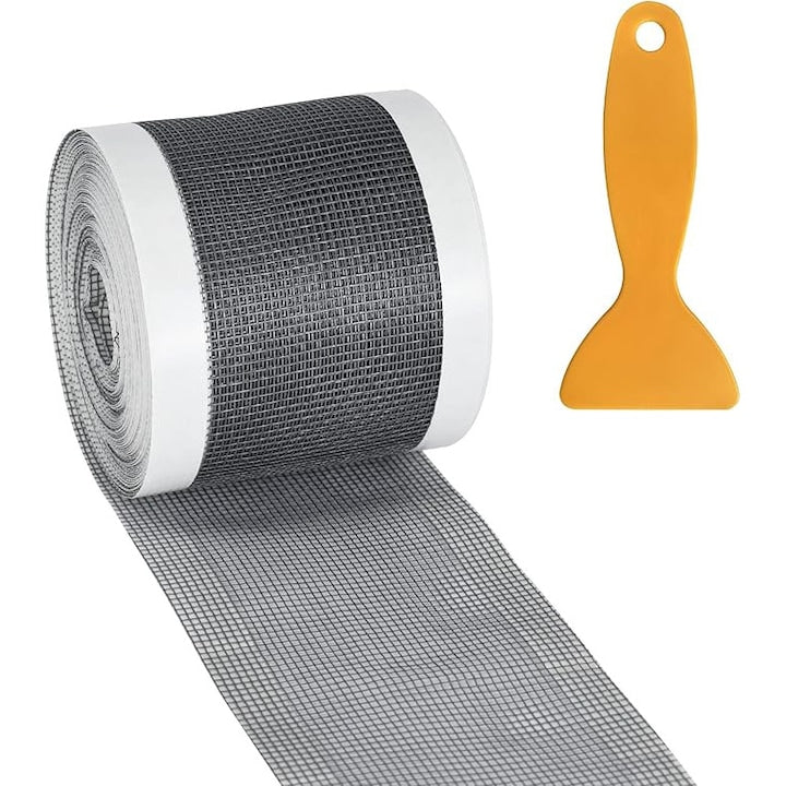 Filtru autocolant pentru colectare par canalizare Fibra de sticla 0.07x10m Negru