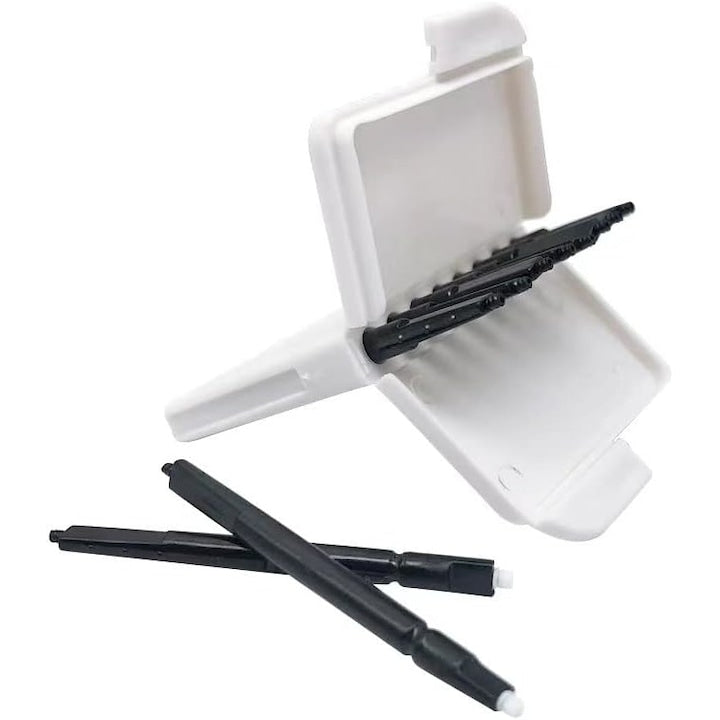 Hearing Aid Cleaning Accessories Set, 8 Pieces, Black