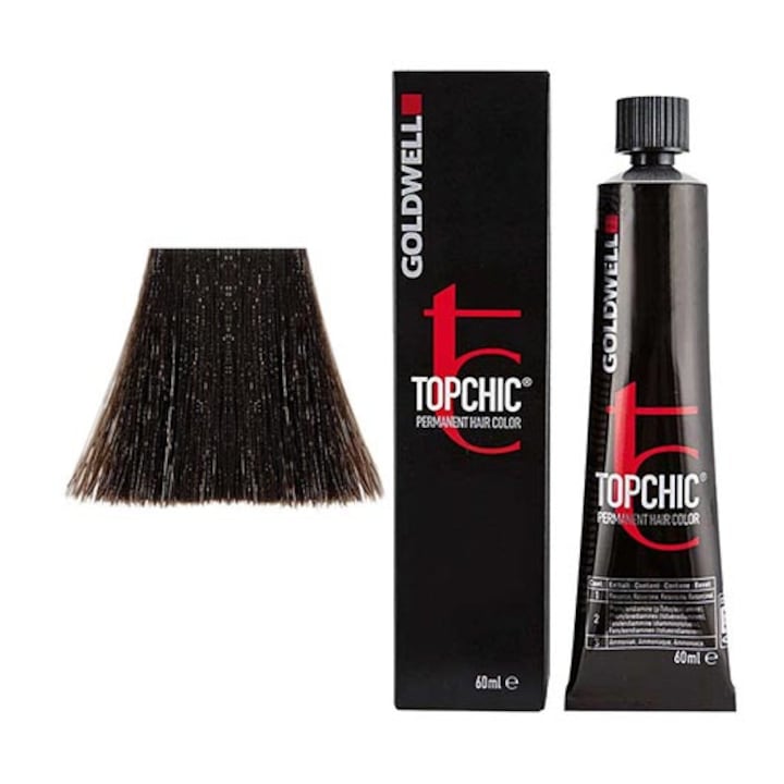 Goldwell Topchic Hair Color professional permanent hair dye for all hair types 3N 60 ml