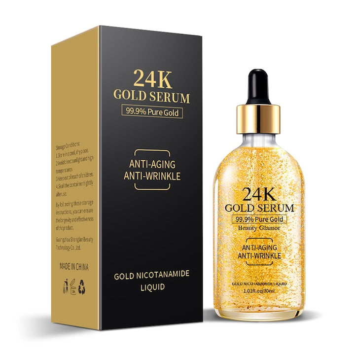 Serum 24k Gold Niacinamide Hidratant Anti-imbatranire 30ml