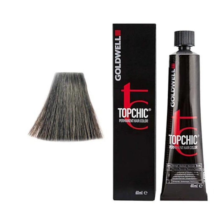 Goldwell Topchic Hair Color permanent professional hair dye for all hair types 4N 60 ml
