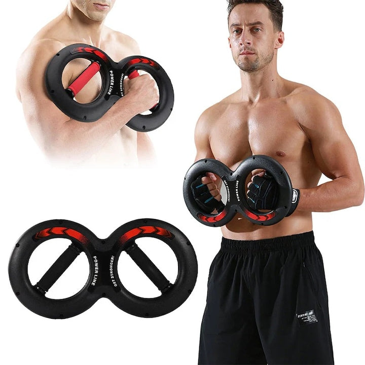 Dispozitiv tonifiere WALALLA 20kg rosu/negru pentru antrenament piept si brate usor de utilizat