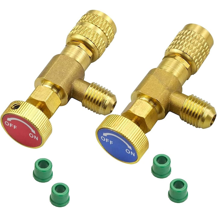 Set 2 supape de siguranta Nybgyy pentru aparate de aer conditionat multicolor