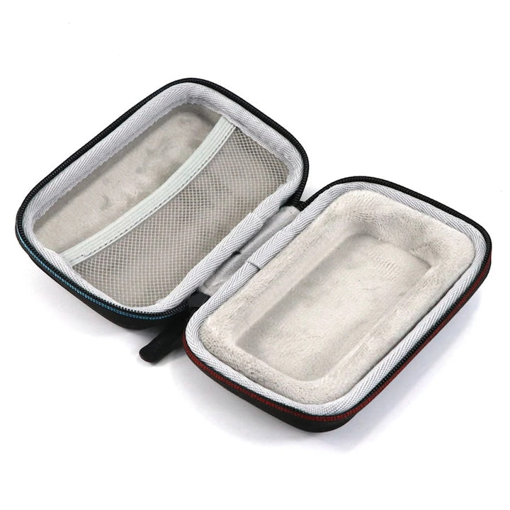 Husa transport hard disk Potrivit pentru SanDisk E60 Rezistent la apa si rezistent la socuri Usor de utilizat si de transportat EVA 14x10x4 cm Negru
