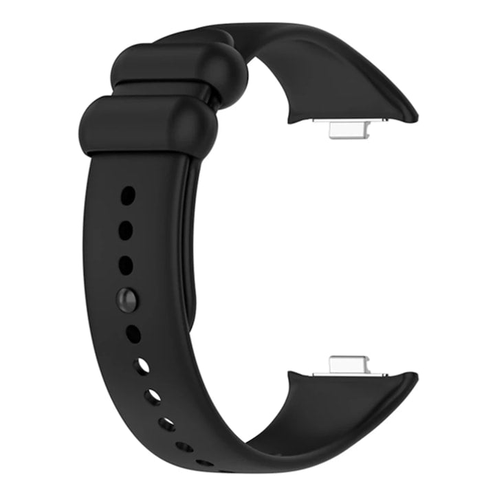 Curea smartwatch compatibilă cu Redmi Watch 4 / Watch 5 / Mi Band 8 / Band 8 Pro / Band 9 / Band 9 Pro Silicon Negru