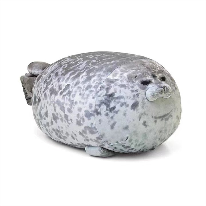 Plush Seal Toy 60cm Soft Plush Doll with Open Eyes Cute Cuddle Pillow Gift for Kids and Adults Bedroom Decor