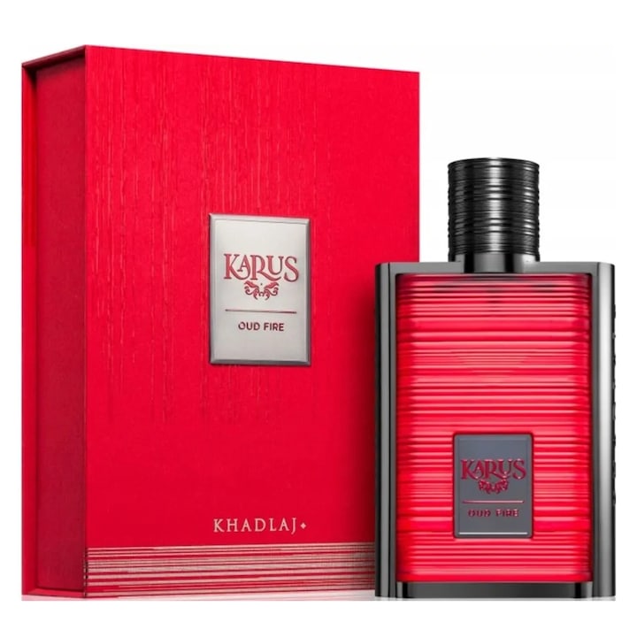 Apa de Parfum Khadlaj Karus Oud Fire Unisex 100 ml