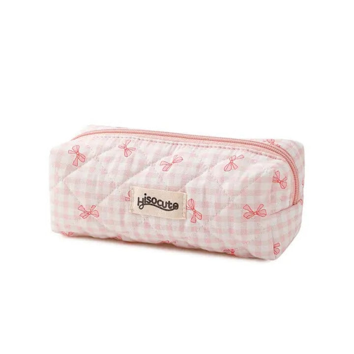 Penar textil model carouri si funda roz 20x10x5cm