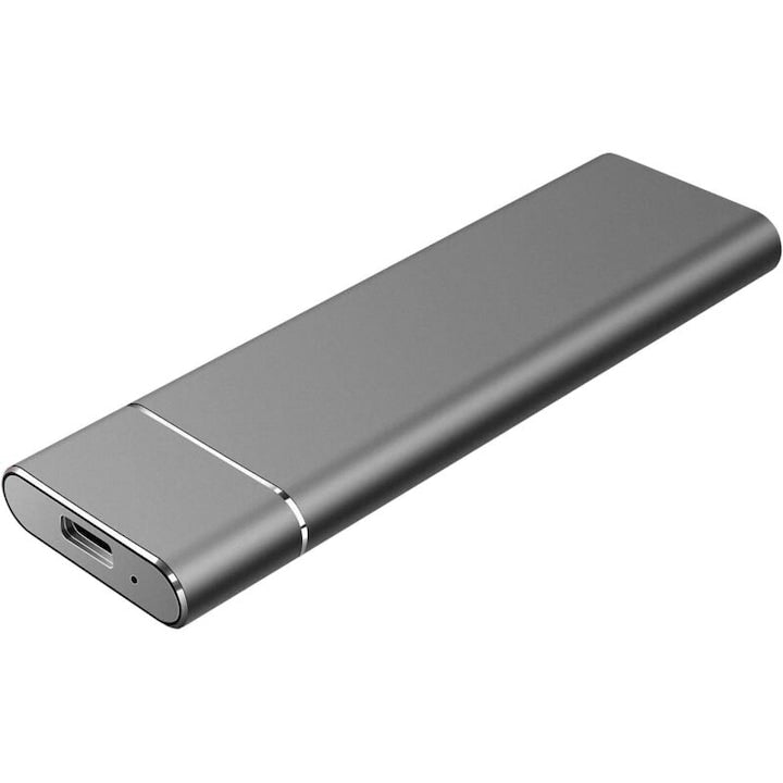 SSD extern portabil 2TB negru USB Type-C rezistent socuri subtire