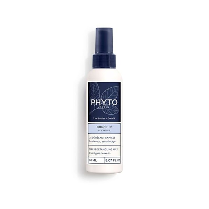 Phyto Softness Express Detangling Milk smoothing styling milk for easier combing 150 ml