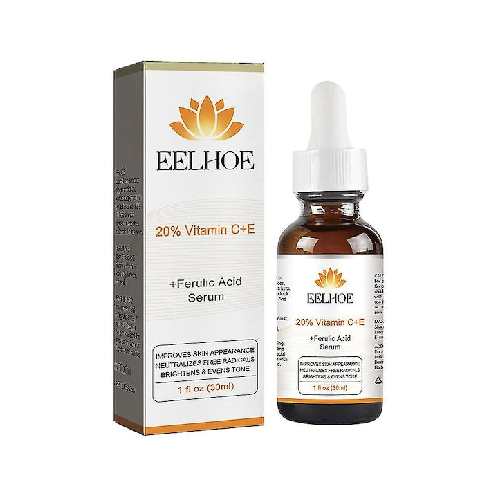 Ser facial cu vitamina C/E/acid ferulic Eelhoe efect de iluminare a tenului