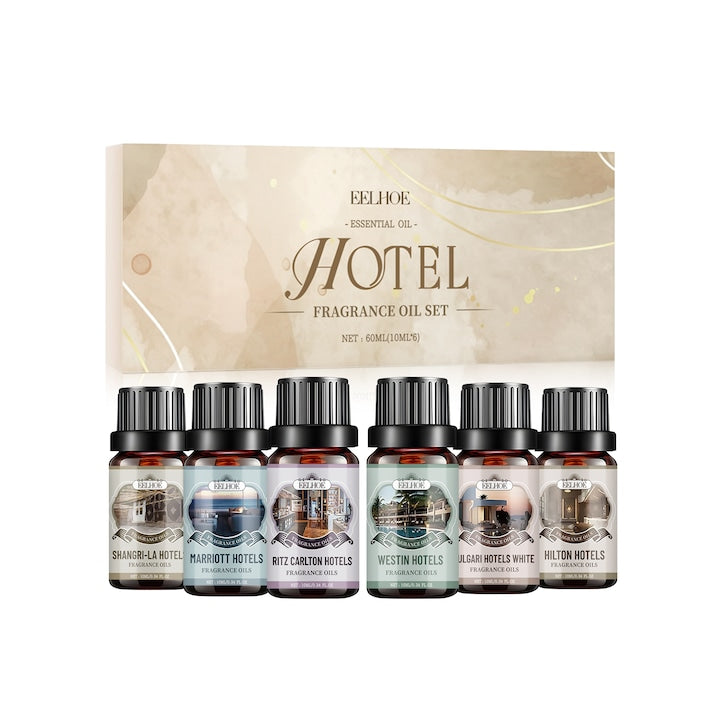 Set de uleiuri esentiale aromaterapie EELHOE 6 arome pentru acasa si birou